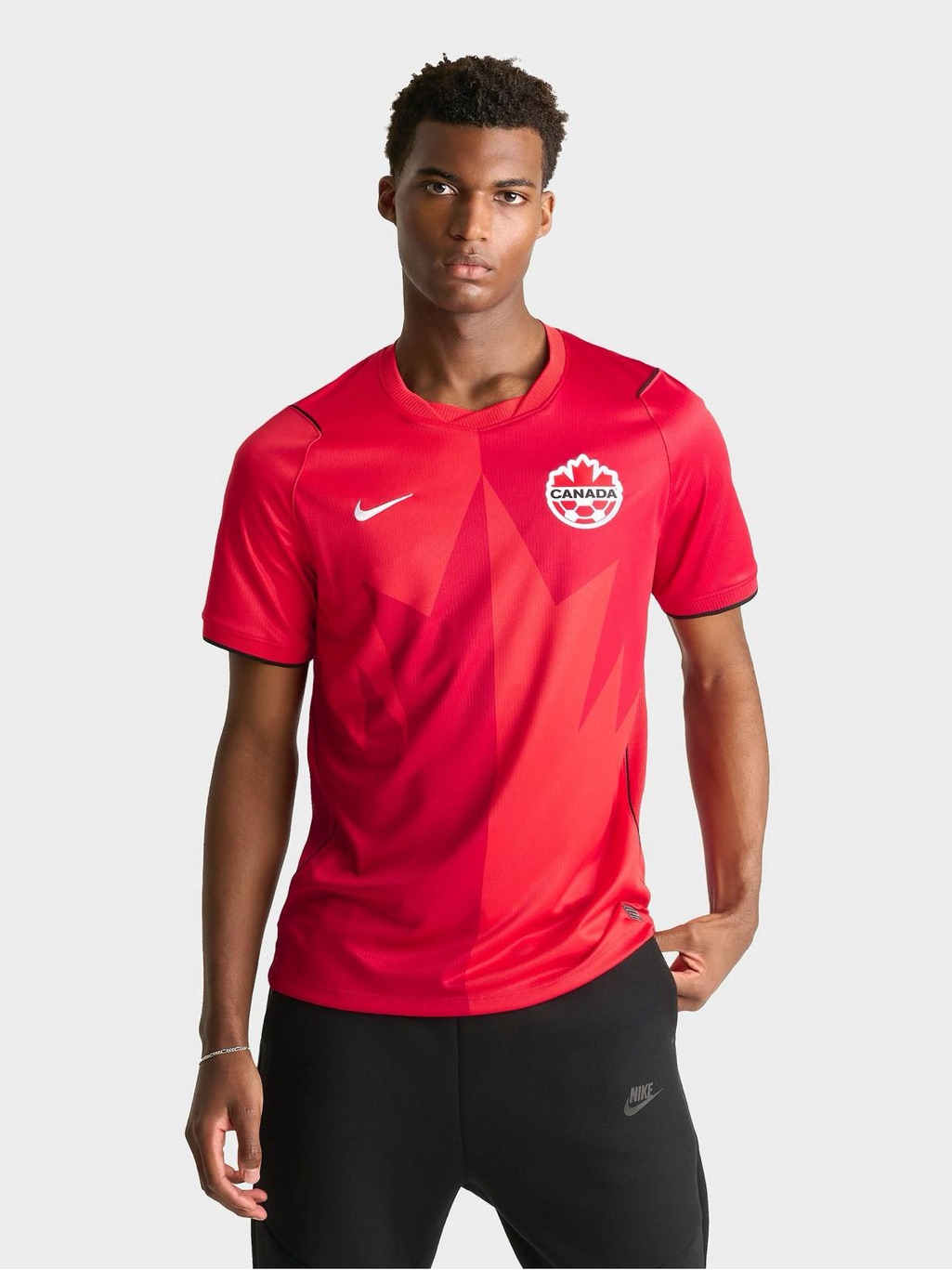 Nike Red Canada Maple Soccer Jersey